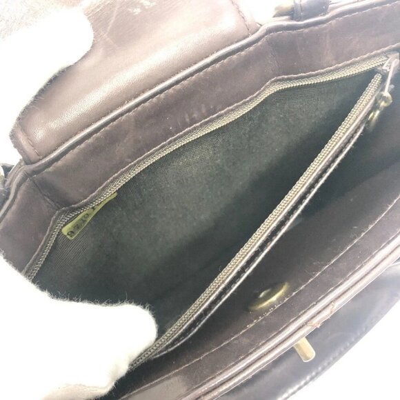 CHANEL Matelasse Turn lock Handbag Bag Backpack Hand Bag Calfskin Brown - Picture 11 of 13